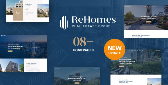 Download Free Rehomes – Real Estate Group WordPress Theme Nulled