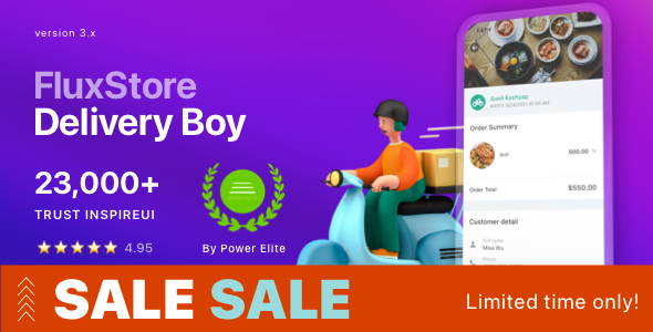 Download Free FluxStore Delivery Boy – Flutter App for Woocommerce