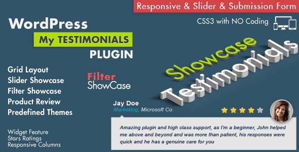 Download Free Testimonials Showcase WordPress Plugin Nulled