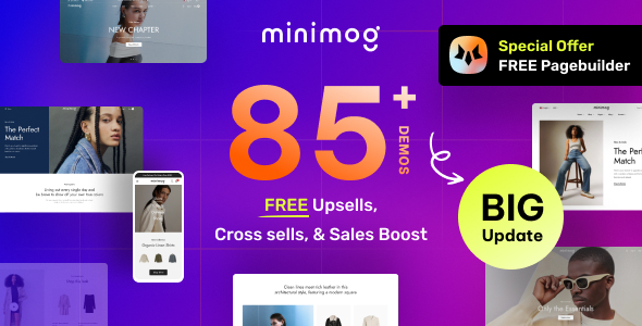 Download Free Minimog – Next-gen Multipurpose Shopify theme 2.0 Nulled
