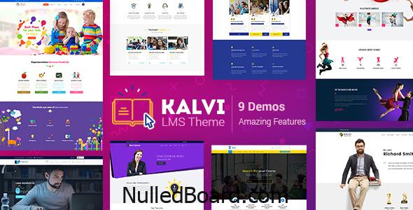 Download Free Kalvi – LMS Education WordPress Theme Nulled