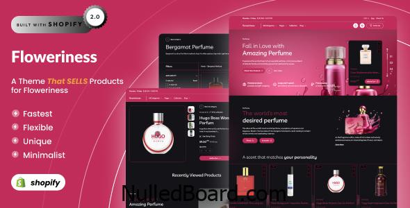 Download Free Floweriness – Floral Fragrance Shopify Theme OS 2.0