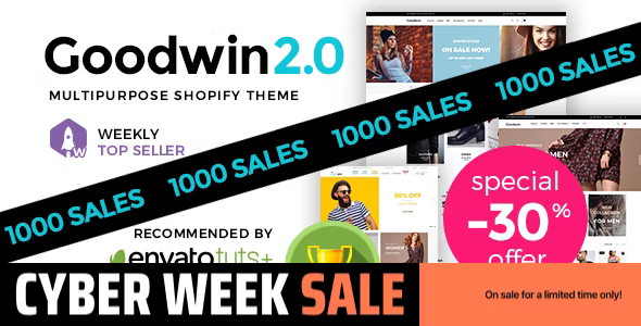 Download Free Goodwin – Ultimate Responsive Shopify Theme Nulled