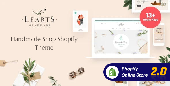 Download Free LeArts – Handmade Shop Shopify Theme Nulled
