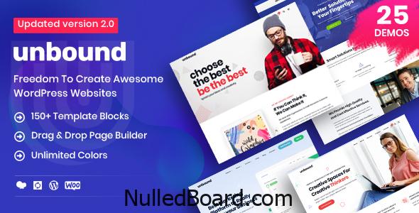 Download Free Unbound – Business Agency Multipurpose Theme Nulled