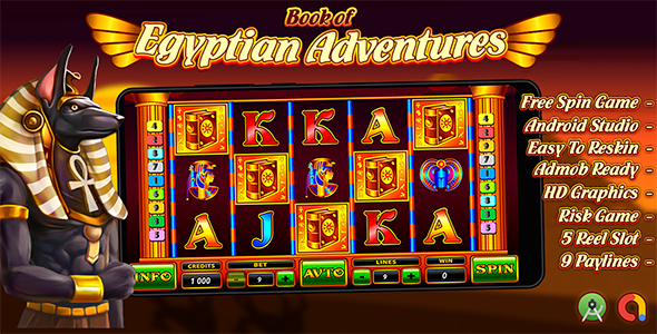 Download Free Book of Egyptian Adventures – Slot Machine (Android