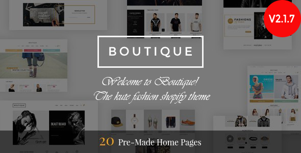 Download Free Boutique – Responsive Shopify Theme Nulled