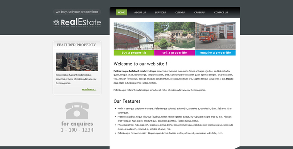 Download Free Real Estate – Clean Elegant Template Nulled