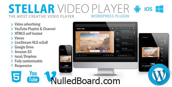 Download Free Stellar Video Player – WordPress plugin Nulled