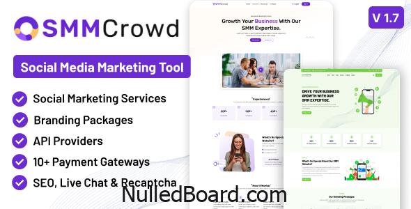 Download Free SMMCrowd – Marketplace of SMM Services Nulled