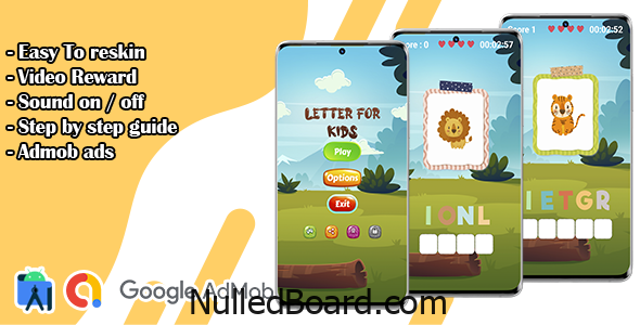 Download Free Letter For Kids – Learn Animals Names Game