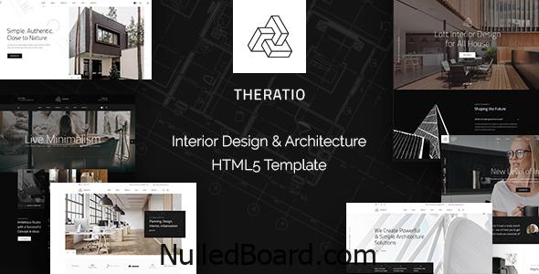 Download Free Theratio – Interior Design & Architecture HTML5 Template