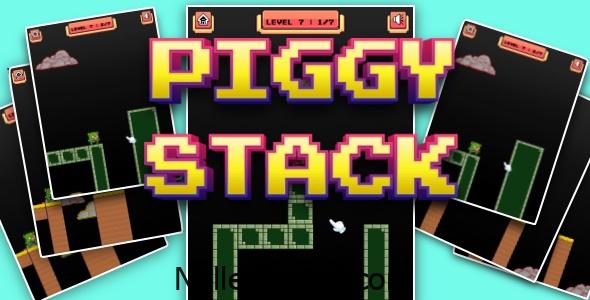 Download Free Piggy Stack – Cross Platform Casual Game Nulled