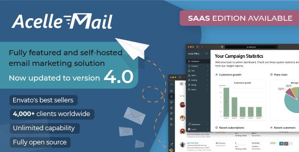 Download Free Acelle – Email Marketing Web Application Nulled