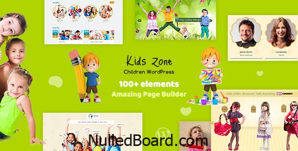 Download Free Kids Zone – Children WordPress Theme Nulled