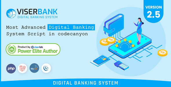 Download Free ViserBank – Digital Banking System Nulled