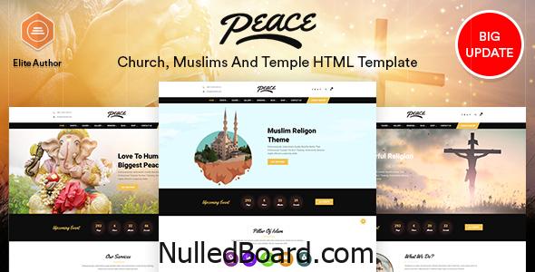 Download Free Peace – Church / Muslims / Temple HTML