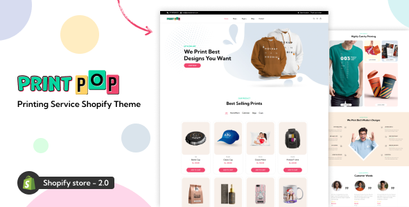 Download Free Printpop – Printing Company Shopify Theme Nulled