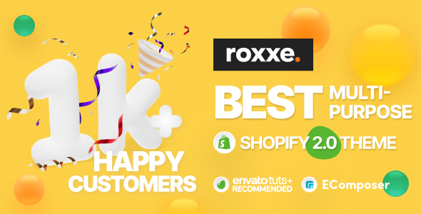 Download Free Roxxe – Responsive Multipurpose Shopify Theme Nulled