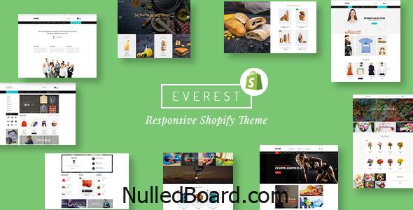 Download Free Everest – Multipurpose Responsive Shopify Theme Nulled