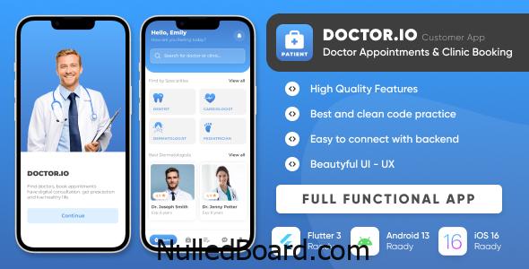 Download Free Doctor.io : Book Doctor Appointment, Online Diagnostic, Multi-Vendor