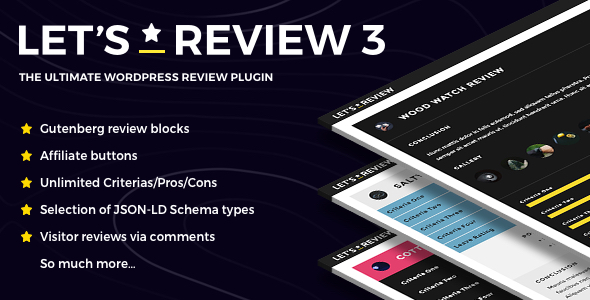 Download Free Let’s Review WordPress Plugin With Affiliate Options Nulled