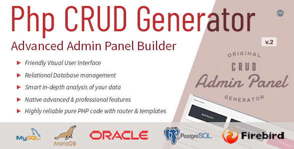 Download Free PHP CRUD Generator – Advanced Database Admin Panel