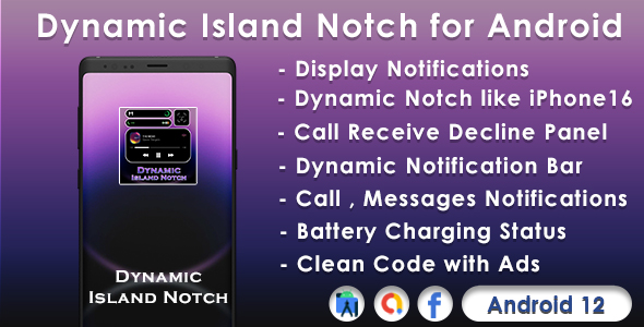 Download Free Dynamic Island Notch Source Code for Android with
