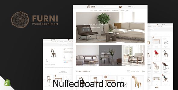 Download Free Furniture Shopify Theme – Furni Nulled