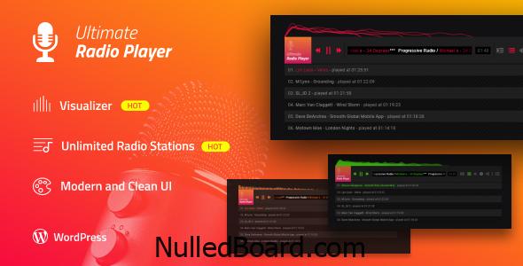 Download Free Ultimate Radio Player WordPress Plugin Nulled