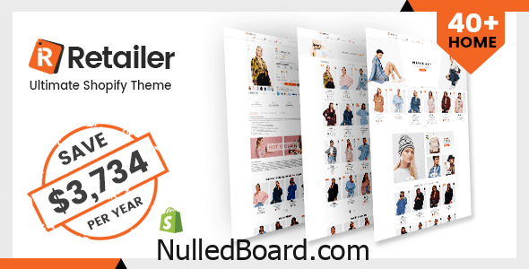 Download Free Retailer – Multipurpose Shopify Theme Nulled