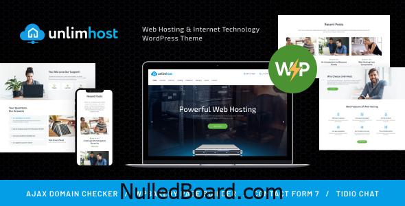 Download Free UnlimHost – Web Hosting & Internet Technology WordPress