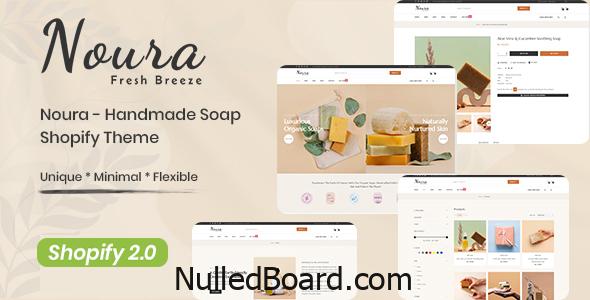 Download Free Noura – Handmade Soap Shopify Theme Nulled