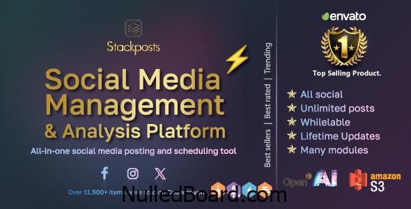 Download Free Stackposts – Social Marketing Tool Nulled