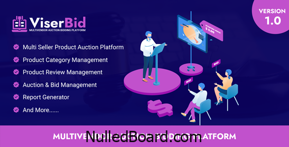 Download Free ViserBid – Multivendor Auction Bidding Platform Nulled