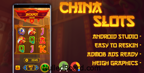 Download Free China Slot Machine with AdMob – Android Studio