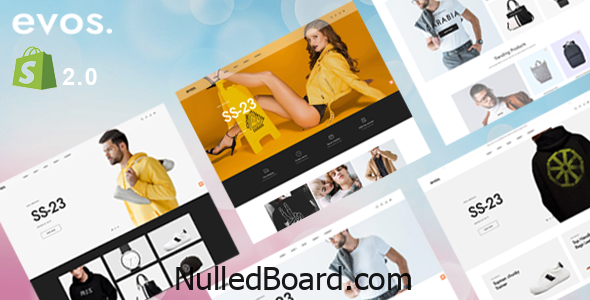 Download Free Evos – Multipurpose eCommerce Shopify Theme Nulled