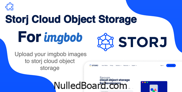 Download Free Storj Cloud Object Storage Add-on For Imgbob Nulled