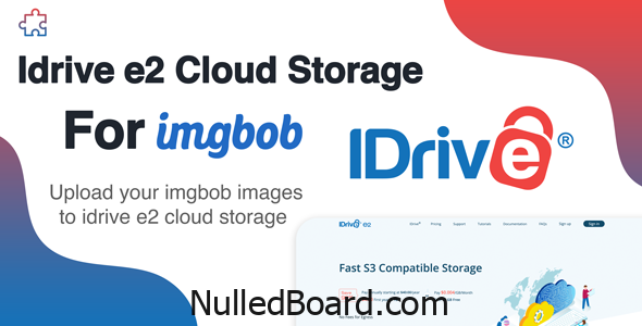 Download Free Idrive E2 Cloud Storage Add-on For Imgbob Nulled