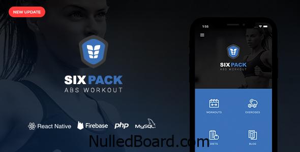 Download Free SixPack – Complete React Native Fitness App +