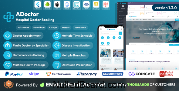 Download Free ADoctor – Hospital Doctor Booking Android and iOS