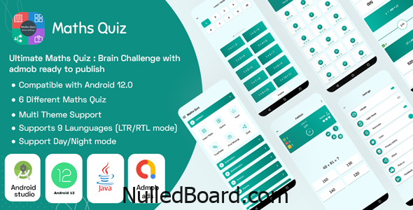 Download Free Ultimate Maths Quiz : Brain Challenge with admob