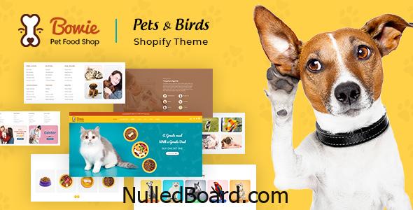 Download Free Bowie | Pets, Birds and Dogs Shopify Theme