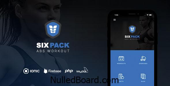 Download Free SixPack – Complete Ionic 5 Fitness App +