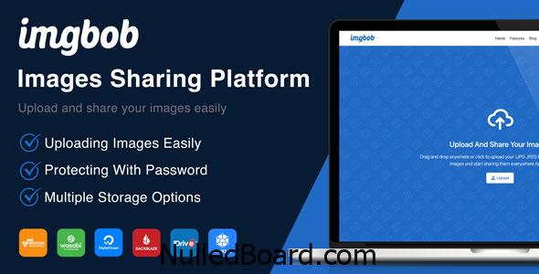 Download Free Imgbob – Upload And Share Images Platform Nulled