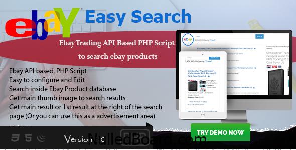 Download Free Ebey Easy Search – Ebay Trading API based
