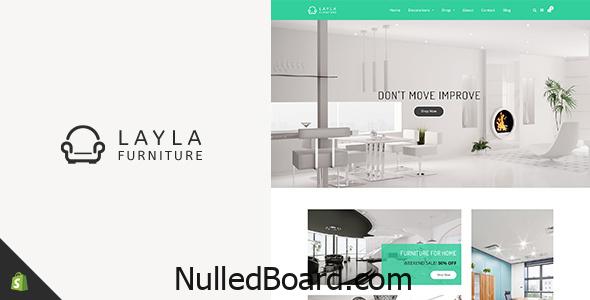 Download Free Layla – Furniture Store Shopify Theme Nulled