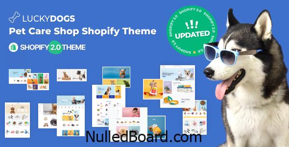 Download Free LuckyDogs – Pet Care Shop Shopify Theme Nulled