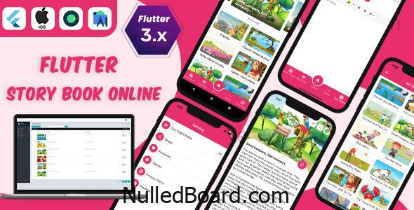 Download Free Flutter Story Book App with Admin panel |