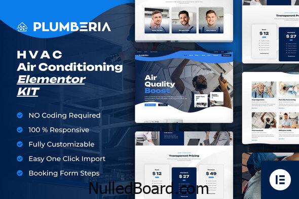 Download Free Plumberia – Air Conditioning & HVAC Repair Service